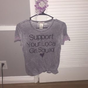 The shirt is kinda see-through but cute for girls